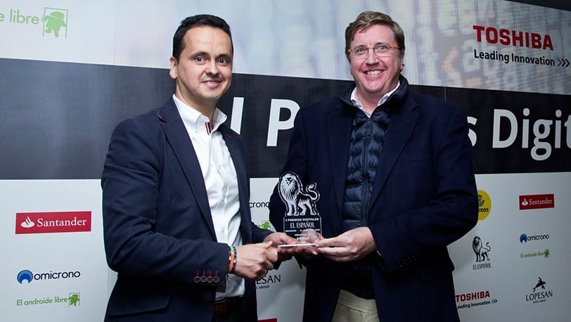 Airbus galardonado en los I Premios Digitales de El Español por el proyecto DAR en el que participó Innovae