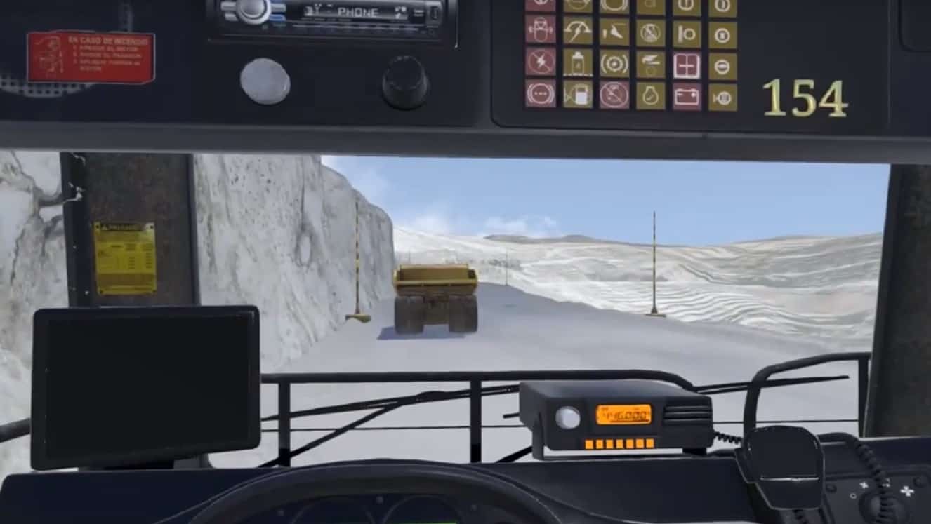 Conducción de caminios realidad virtual