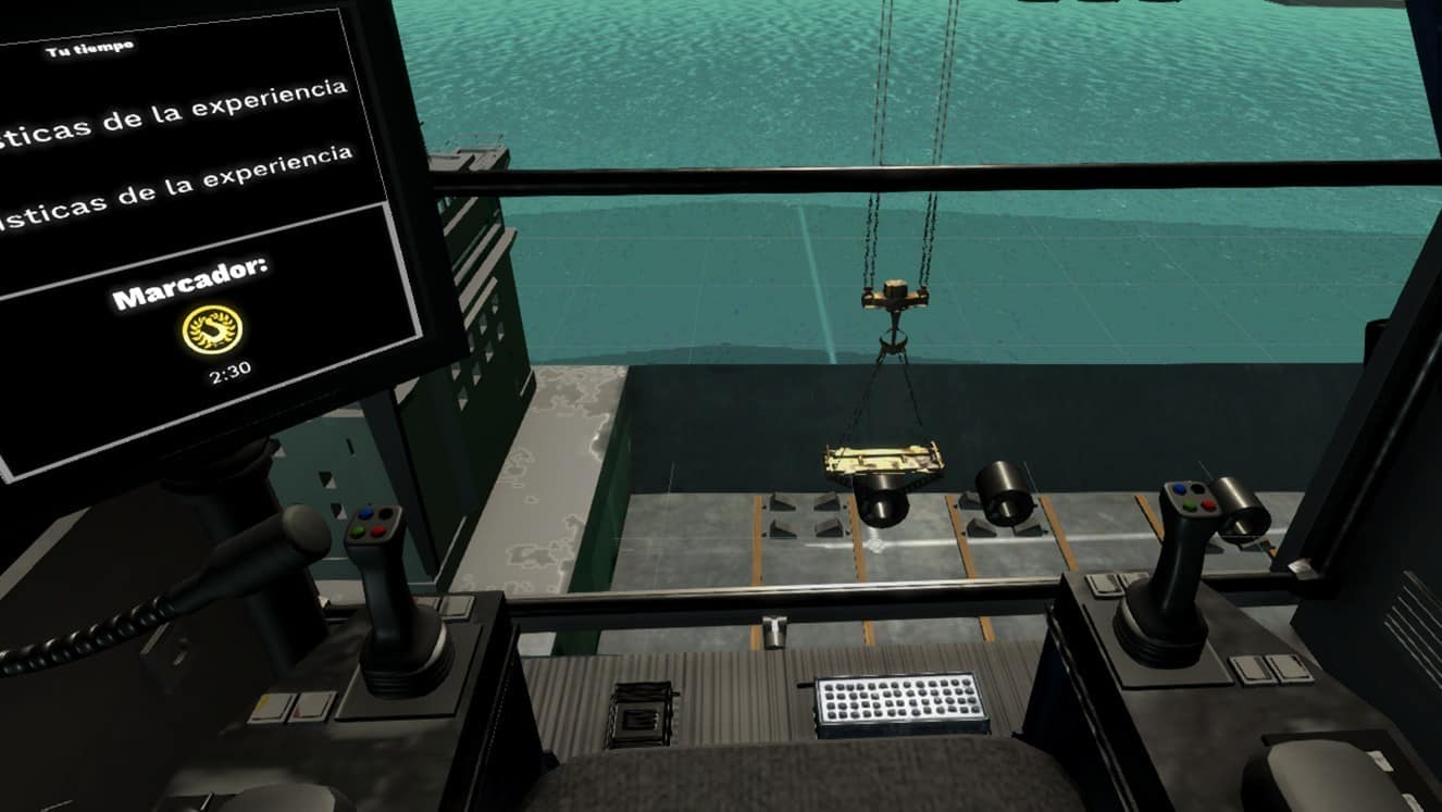 Grua realidad virtual
