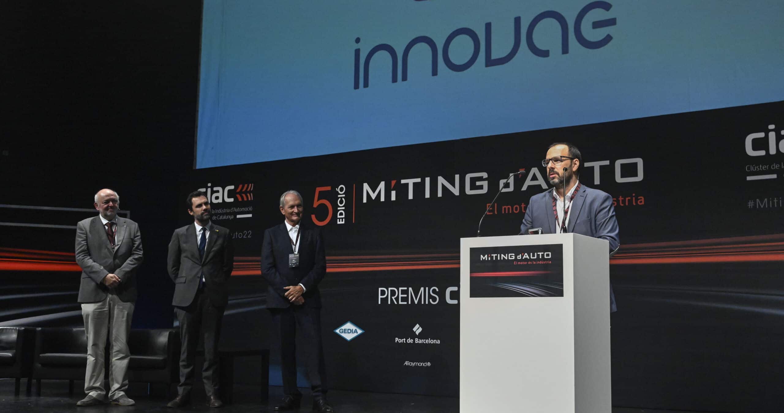 Innovae recibe el Premio CIAC a la Mejor Estrategia de Innovación en el Sector de la Automoción de 2022