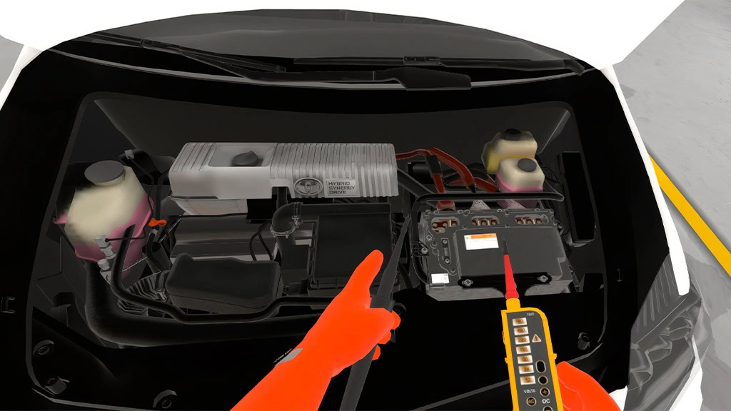 Simulador formativo de Realidad Virtual de Coche Eléctrico